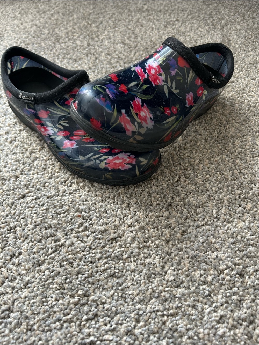 Sloggers Women's Waterproof Comfort Shoes Fresh Cut Navy size 6